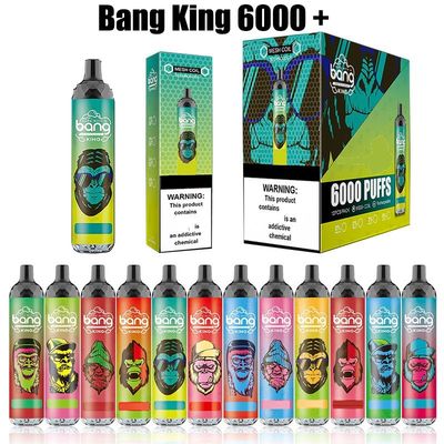 Großhandelspreis Knall king6000puffs Wegwerf-Vape 15ml Vor-gefülltes ejuice Rechargable