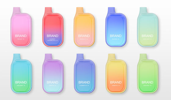 Anpassung Gradient Farbe 7000 Puffs Einweg-Vape mit Bildschirm