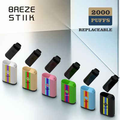 2000 Puffs Typ-C Aufladung POD Einweg-Vape für über 18 Jahre mit Design