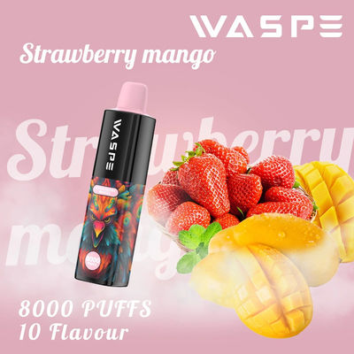 8000 Puffs Einweg 16 ml E-Saft E-Zigarette 10 Aromen für bequemes Dampfen