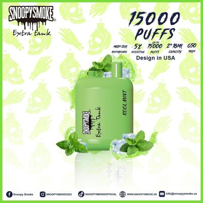 650mAh Wiederaufladbare Batterie USA Vape Doppel 18mL E Flüssige Frucht Aromen mit 1,2ohm Mesh Spirale