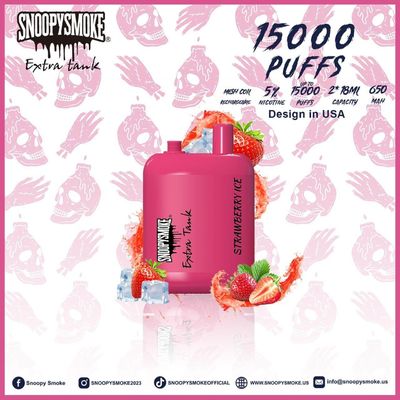 Double18mL vorgefüllte E Flüssigkeit 5% Nikotin-Stätigkeit Vape Kit mit 650mAh Typ C wiederaufladbare Batterie
