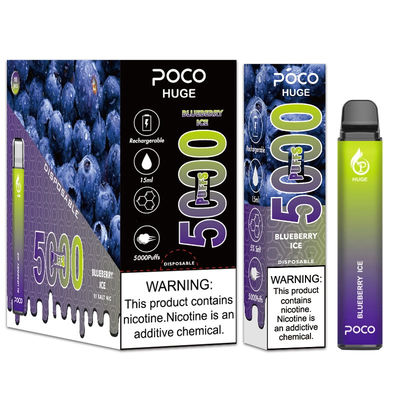 15ml füllte vor ENORMEN 5000 Stift Ejuice POCO Hauch-950mah Vape