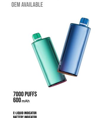 Flippige Hauche Ti7000 Soem-ODM plus wieder aufladbaren intelligenten Vape Stift 600mAh 17ml