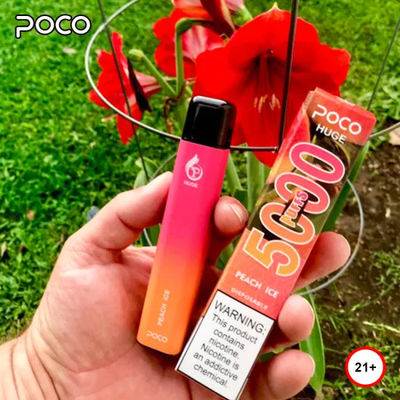 POCO HUGE 5000 Puffs CBD Einweg-Vape-Stift 1,2 Ohm mit SUS304