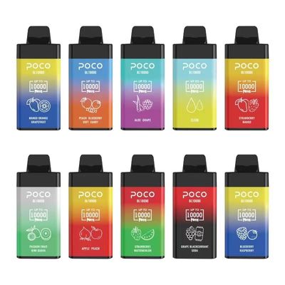 10 Stück/Kiste 200 Stück/Gehäuse Big Puff Vape mit USB-C-Ladestyp und Mesh Coil für