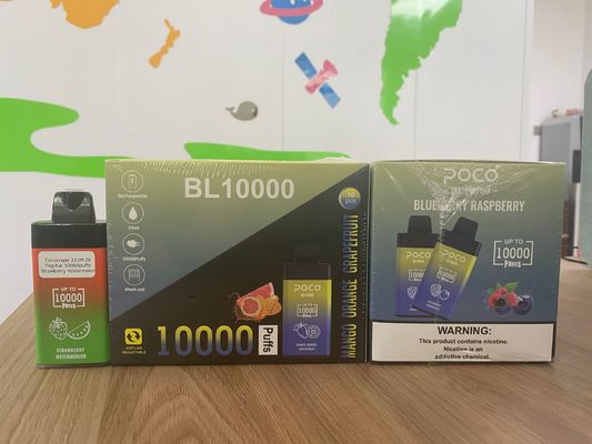 POCO BL10000 Big Puff Vape Elektronische Zigarette 20ml 5% Nic Batterie 650mAh wiederaufladbar