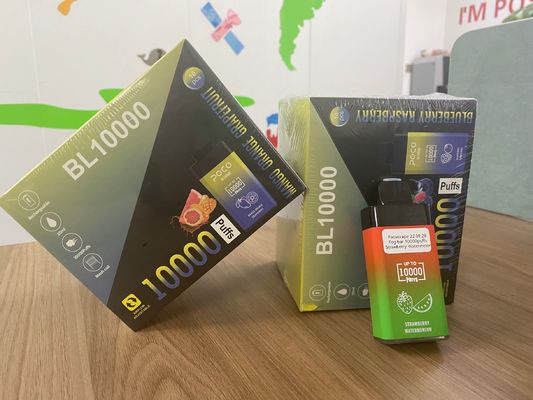 10 Stück/Kiste 200 Stück/Gehäuse Big Puff Vape mit USB-C-Ladestyp und Mesh Coil für