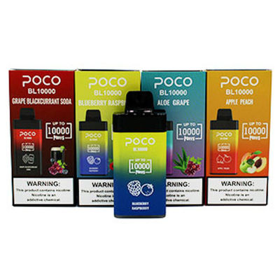 POCO BL10000 Big Puff, vorgefüllter Einweg-Vaporizer, 20 ml, 5 % NIC, 650 mAh, wiederaufladbar