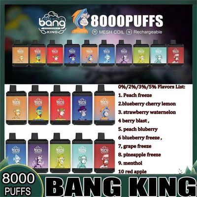 Code Knall-König-8000 Sicherheit Wegwerf-Art C Vape-Stift-1.2ohm wieder aufladbar
