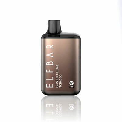 Elfen-Stange Vape des Nikotin-5% Gerät Soem-ODM ultra Wegwerfhülsen-BC5000