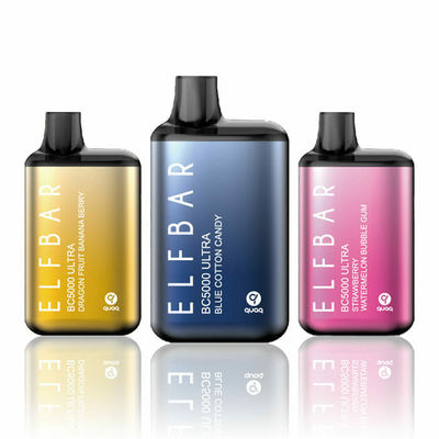 Elfen-Stange Vape des Nikotin-5% Gerät Soem-ODM ultra Wegwerfhülsen-BC5000
