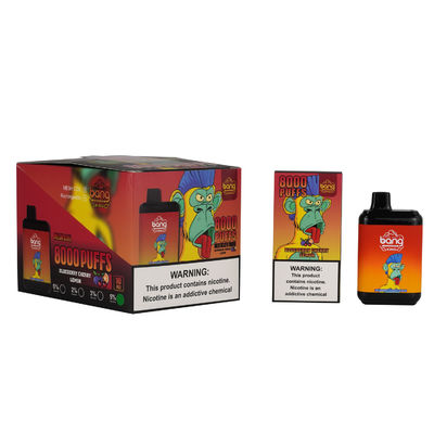 Bang King 8000 Puff Einweg-Vape-Stift, wiederaufladbar, E-Zigarette, 65 g/Stück