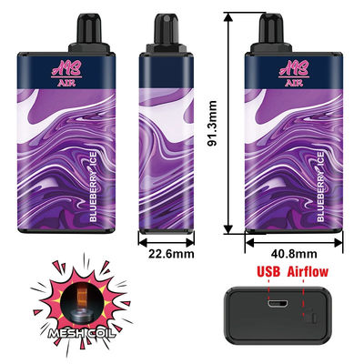 5000 Puffs AIS Air Puff Bar Einweggerät Erdbeere Kiwi 1,2 Ohm
