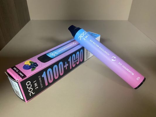6 ml 2000 Puff Vape Puff Bar Mini POCO 2 in 1 mit Logo-Druck