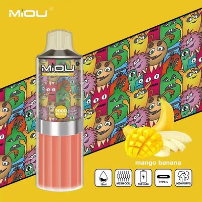 MIOU 9000 E-Zigaretten-Vape-Pods, aromatisierter Vape-Pod, 18 ml E-Liquid