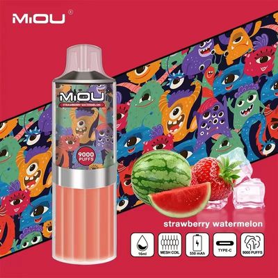 MIOU 9000 E-Zigaretten-Vape-Pods, aromatisierter Vape-Pod, 18 ml E-Liquid
