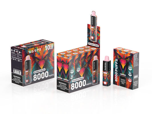8000Puffs Einweg-Elektronischer Stift mit Typ-C-Ladestation ohne