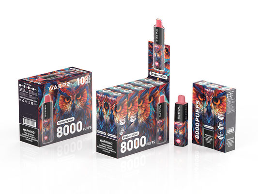 8000Puffs Einweg-Elektronischer Stift mit Typ-C-Ladestation ohne