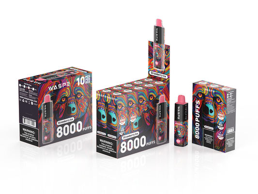 8000Puffs Einweg-Elektronischer Stift mit Typ-C-Ladestation ohne