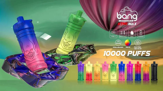 Knall-König 10000 stößt 20m ELiquid CBD Wegwerf-Vape Gerät mit Luftstrom 5% Nic Salt luft