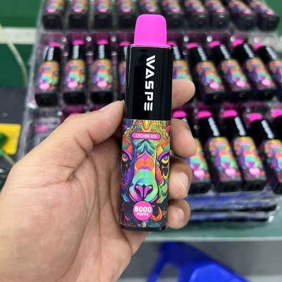 Waspe 8000 Puffs Bar Einweg-Stifthalter, 650 mAh, Typ C, wiederaufladbar