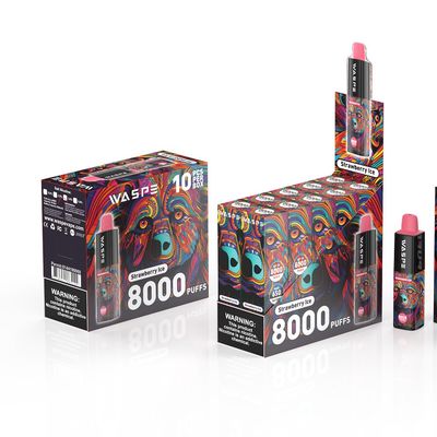 8000Puffs Einweg-Elektronischer Stift mit Typ-C-Ladestation ohne