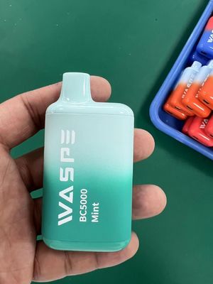 Waspe 5000 PUFFS Wiederaufladbares Einweg-Vape 13 ml vorgefüllter Saft