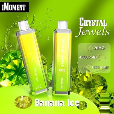 Crystal 4500 Einweg-Vape-Stift 20 mg Wiederaufladbare Kapsel 1500 mAh Batterie