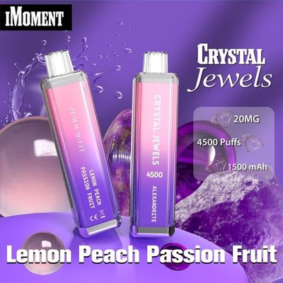Crystal 4500 Einweg-Vape-Stift 20 mg Wiederaufladbare Kapsel 1500 mAh Batterie