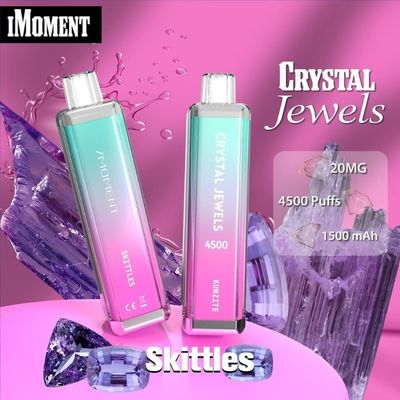 Custom Crystal 4500 Einweg-Vape 12 ml vorgefüllt bis zu 4500 Puff Pod