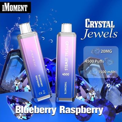 Einweg-Vape-Stift Kristalljuwelen 4500 Puffs Mesh Coil 15ml Flüssigkeit Wiederaufladbar Ecig