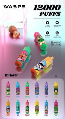 Waspe 12000Puffs in Europa beliebt mit RandM Tornado Big Puff Vape Mesh Coil