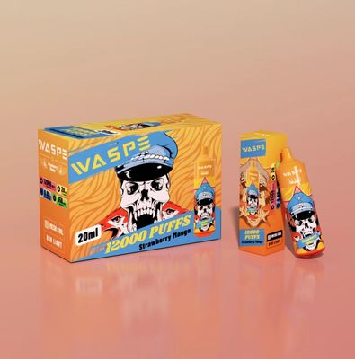 Waspe 12000 Puffs Big Puff Vape Wiederaufladbare E-Zigarette 20 ml Flüssigkeit