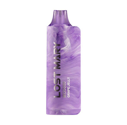 Lebensmittelqualität SUS404 Elf Bar Vape MO5000 500mAh Wiederaufladbare Batterie 50mg (5%) Leistung
