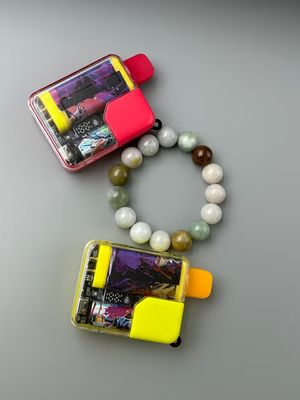 Einweg-Vorgefüllte Pod Vape Nebel Bar 7000 1,2 ohm Mesh Coil Clear Box