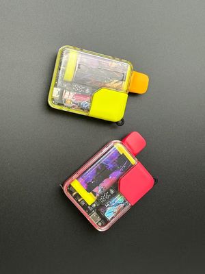 Einweg-Vorgefüllte Pod Vape Nebel Bar 7000 1,2 ohm Mesh Coil Clear Box