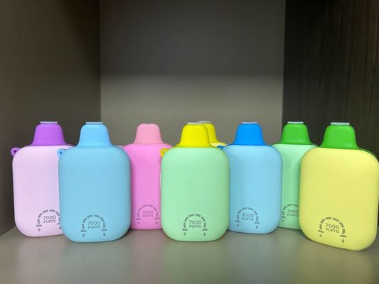 7000 Puffs OEM Vape Smart Screen 12ml 650mAh Wiederaufladbar mit 50mg Salz Nikotin