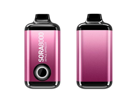 Sora 8000 Puffs 5% Nic Salz Vorgefüllt Einweg-Vape 14ml 1.1ohm Mesh Coil