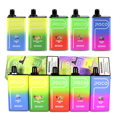 POCO BE5000 Puffs Vorgefüllte Pod Vape OEM E Zigarette 5% Nic Salz