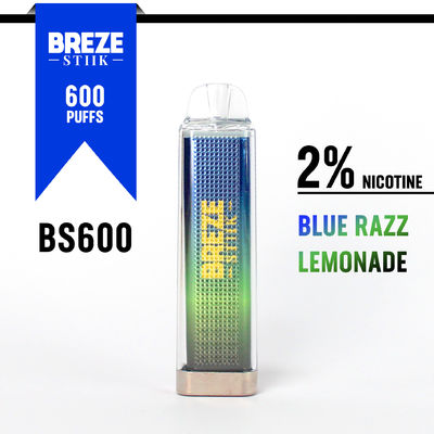 600Puffs Einweg-Vape-Stift mit 2% Nick für das Vaping-Erlebnis