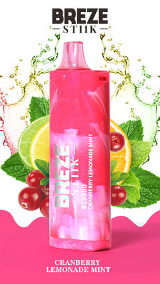 BREZE STIIK BS8500 Einweg-Vape 17 ml vorgefüllter Ejuice Nic Stärke 20 mg 50 mg