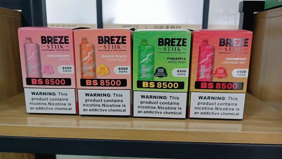 600 mAh Batterie Vape für Hochleistungs Nikotin Stärke 20/50mg