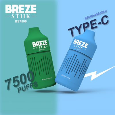 Pfeifzahl ca. 7500 vorgefüllte Einweg-Vape mit 650 mAh Batteriekapazität