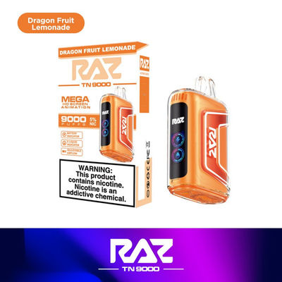 RAZ Mesh Coil OEM Verdampfer mit Bildschirm 9000Puffs für OEM-Vertriebskanäle