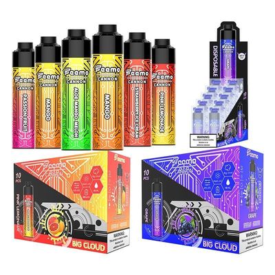 Modell Typ Einweg-Vape Herzlich willkommen OEM Big Puff Vape mit 1-2 Stunden Ladezeit