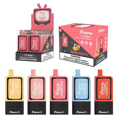 Mehr als 10000 Puffs POD Einweg-Vape mit 650mAh-Batterie und 5% Nic-Stärke