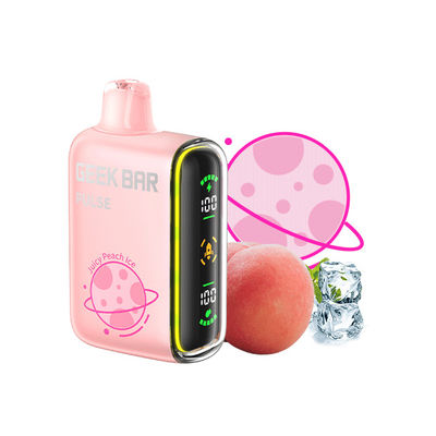 Fruitige Aromen Big Puff Vape mit 1,1 Ohm Widerstand und 650mAh Batterie