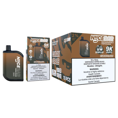 Eine nette E-Zigarette mit 9000 Puffs und 15 ml Saft.