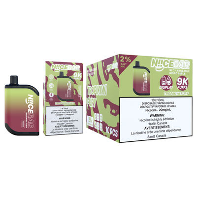Eine nette E-Zigarette mit 9000 Puffs und 15 ml Saft.